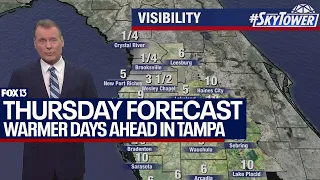 Tampa weather | warmer days ahead in Tampa Bay on Feb. 29, 2024