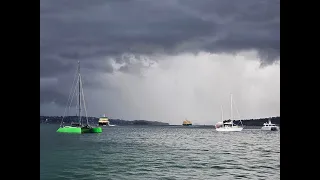 Sailing SV Shoot'n the Breeze. Middle Harbour - Manly