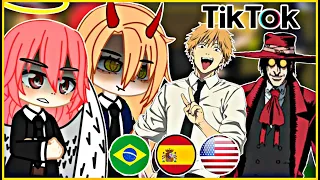 Chainsaw Man React to Denji as Alucard | Tik Toks | 🇪🇸🇺🇸🇧🇷