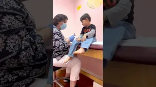 Baby with pediatrician