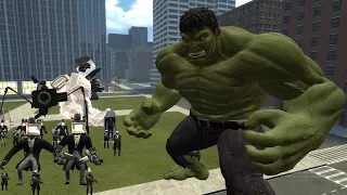 [NEW] HULK VS CAMERAMAN TV MAN AND BOSS SKIBIDI TOILET- In Garry's Mod!