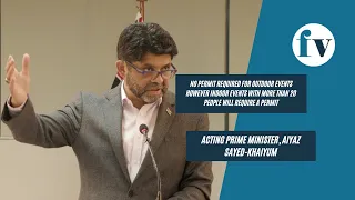 Acting Prime Minister, Aiyaz Sayed-Khaiyum