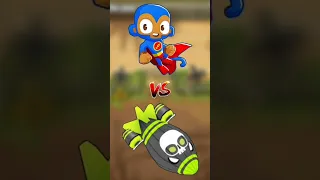 0-0-0 Super Monkey vs ZOMG #shorts #bloonstd6