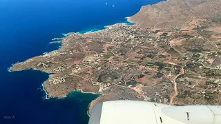 Chania Airport Rolling Take Off - Ryanair Boeing 737-800  - 4K 60FPS