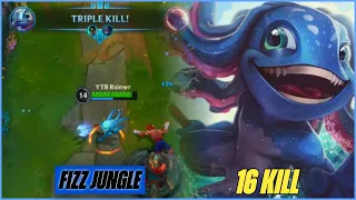 FIZZ JUNGLE IN SEASON 7 CARRY BOT DIFF