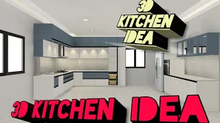 Top 10 Kitchen idea in 3D drawing