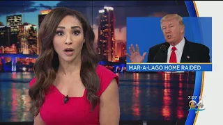 Former President Trump says home raided by FBI