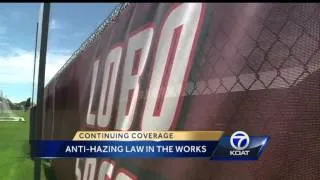 Continuing coverage: Anti-hazing law in the works