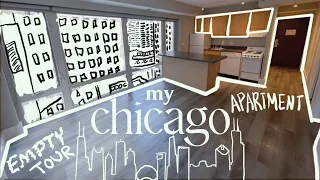 My Downtown Chicago Apartment Tour  (empty tour) | $1,500 / Month 1 bedroom