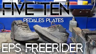 Des chaussures VTT imperméables et chaudes en hiver pour pédales plates