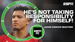 Jadon Sancho is WRONG to blame Erik ten Hag for his FAILURES! - Steve Nicol | ESPN FC