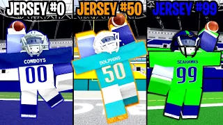 SCORING A TD WITH EVERY JERSEY NUMBER! (FOOTBALL FUSION 2)