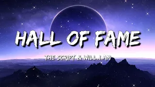 The Script - Hall Of Fame (Lyrics) - Dua Lipa, Billie Eilish, Jason Aldean, Noah Kahan With Post Mal