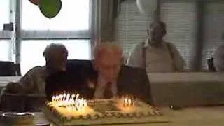 100 Candles+2 Cakes/1 Determined Man