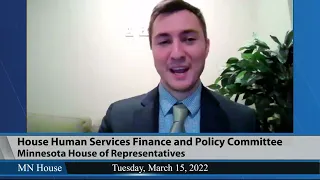 House Human Services Finance and Policy Committee 3/15/22