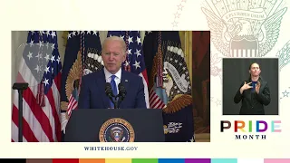 Remarks by President Joe Biden in Recognition of LGBTQ+ Pride Month