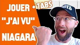 Comment jouer "J'AI VU" de NIAGARA à la guitare (leçon + tablatures)