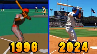 Evolution of MLB The Show Games 1996 - 2024