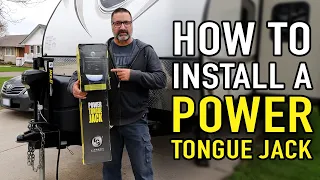 How to install a Lippert 3500 lb Power Tongue Jack