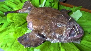 Японская еда Рыба чёрт/Monkfish fish