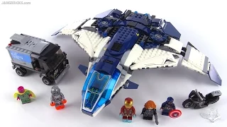 LEGO Marvel The Avengers Quinjet City Chase review! set 76032