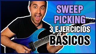 Como tocar SWEEP PICKING para PRINCIPIANTES 🎸 Los 3 MEJORES Ejercicios