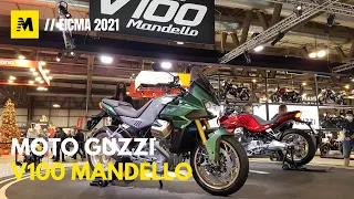 Moto Guzzi V100 Mandello a EICMA 2021 [ENGLISH SUB]