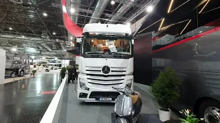 Outstandingly luxurious motorhome tour in 3 minutes. Dembell - astronomical cost.