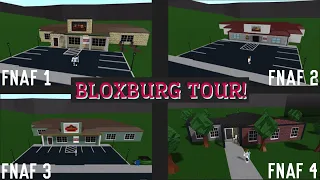 TOURING ALL OF MY FNAF LOCATIONS! | ROBLOX: WELCOME TO BLOXBURG