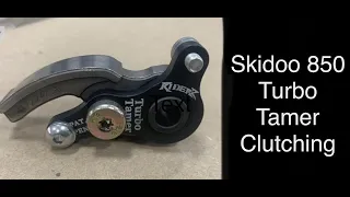 skidoo 850 turbo Turbo Tamers install and testing