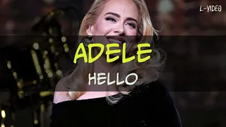 Adele - Hello (Lyrics) на русском