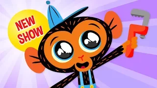 New Cartoon! - Mr. Monkey, Monkey Mechanic - Premieres 6-23-17 on Super Simple TV
