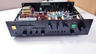 Yamaha C-6 Stereo Control Amplifier (1980-81') - look inside after repair and maintenance