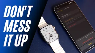 How To UNPAIR Your APPLE WATCH Before Selling It! - 2021