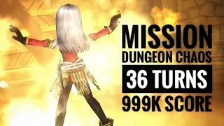 DFFOO [GL] Mission Dungeon Chaos - 36 Turn Chaos (999k Score)