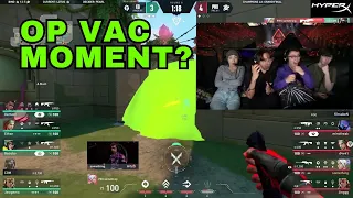 PRX Something Hitting Operator Shot Through Smoke. VCT Champions. Tarik Reacts