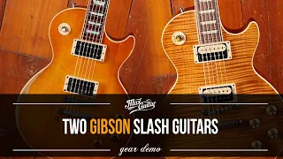 Two GIBSON SLASH LES PAULS! With a whopping 14.000 euro price DIFFERENCE!