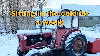 Vintage Tractor Cold Start