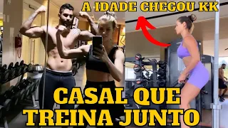 Gusttavo Lima e Andressa Suita malhando JUNTOS na academia da FAZENDA: energia total!