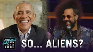 Reggie Watts to Barack Obama: What's w/ Dem Aliens?