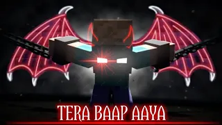 TERA BAAP AAYA 🔥EDIT SONG 😎  || HEROBRINE IS BACK ||🤩||X CRAZY YT||  DAKU MIX TERA BAAP EDIT