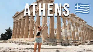 Athens travel vlog 🇬🇷 top things to do, best rooftop bar & visiting the Acropolis 🏛️