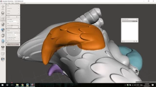 Splitting 1 STL into 4 STLs for multi-color & multi-material 3D printing with Meshmixer