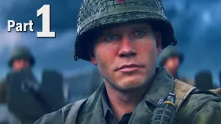 Call of Duty WW2 Walkthrough Gameplay Part #1 - Campaign Mission 1 + 2! (COD 2017)