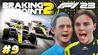 F1 23 BRAKING POINT 2 Story Part 9: THEY'RE GONNA SCRAP!!! DRAMA as Pressure Mounts! Chapter 12 & 13