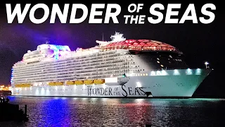 Wonder of the Seas Maiden Voyage from Port Canaveral FL!