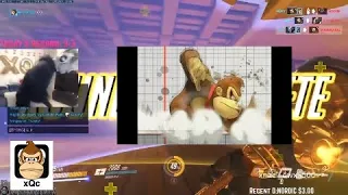 xQc Acting Like Donkey Kong - Rage Compilation