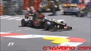 F1 Monaco 2013 crashes