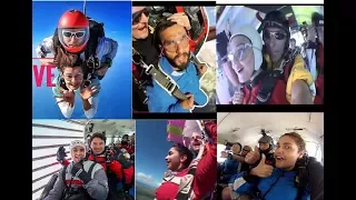 Must watch Bollywood celebrities Skydive Full Video 2017