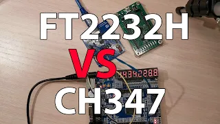 Сравнение скорости SPI микросхем FT2232H и CH347